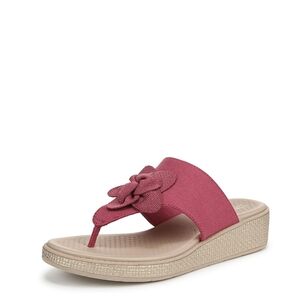 Lifestride Bzees AIR step Women's Pink Flower Sandals